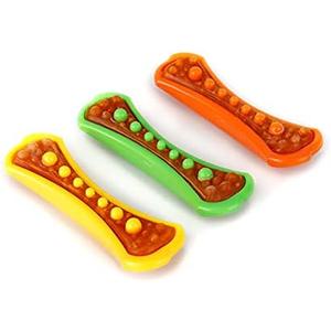 Hartz Chew 'n Clean Dental Duo Dog Treat & Chew Toy, Color Varies, Large, 3 Pack