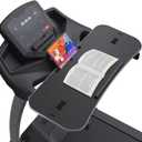 Miden Treadmill Desk Attachment, Universal Laptop Desk, Ergonomic Platform for Notebooks, Tablets, Workstation for Treadmill Handlebars up to 36 inches (Black)