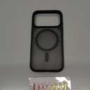 TORRAS Magnetic Shockproof for iPhone 17 Pro Case, Camera Control, Compatible with MagSafe, Military-Grade Protection, Stronger Slim Translucent Phone Case for iPhone 17 Pro, Black