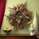 Nearly Natural 28in. Autumn Pumpkin Wreath