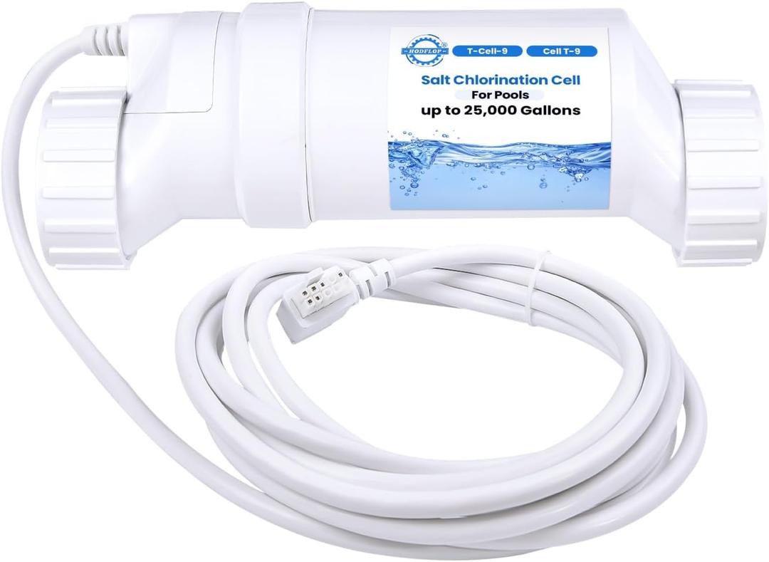 W3T-Cell-9 Salt ChIorination Cell up to 25,000 Gallons Pool Compatible with Hayward TurboCell T-9 Salt Cell for In-Ground Swimming Pools T-Cell-9, T-CELL-9-SWP, T-Cell 9, Cell T-9
