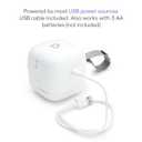 Munchkin Portable UV-C Cleaner for Pacifiers, Teethers and More, White
