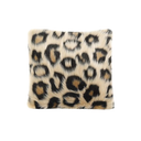 INSMEER 1PC True Leopard Print Pillow Case Decorative Faux Fur Leopard Pillow Covers Plush Shaggy Cheetah Pillow Cases for Bedroom Couch Sofa 18x18 inch