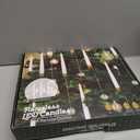 Christmas Tree Candles with Remote, Flameless Taper Candlestick w/Crystal Ball Ornaments and Hooks  Battery Operated LED Candle for Xmas Tree, Vintage Home Decor (12 Pack)