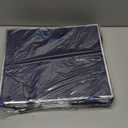 ReliThick 24 Pack Metallic Paper Gift Bag with Handles and Tissue Paper 11.8 x 10 x 4'' Thank You Favor Bag for Graduation Mother's Day Wedding Bridesmaid Groomsman 5 Senses Gifts (Navy Blue, Silver) 