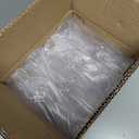 XKXKKE 12 Pcs Transparent Plastic Drink Cooler Glasses, Plastic Water Goblets for Parties, Stemmed Drinking Glasses for Wedding Reception, Grand Event Party Bar Supplies Reusable Drinking Cups