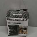 Elite Gourmet EHC-5055 Automatic 5-Cup Brew & Drip Coffee Maker with Pause N Serve Reusable Filter, On/Off Switch, Water Level Indicator (Black)