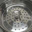 Steamer Pot for Cooking 11 inch Steamer Pot, 3tier Multipurpose 18/8 Stainless Steel Steam Pot Cookware with Lid for Vegetable, Dumpling, Stock, Sauce, Food