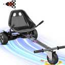 Gyroor Hoverboard Seat Attachment - Go Kart Conversion for 6.5'' to 10'' Hoverboards, Adjustable Frame Length, Perfect for Kids and Adults