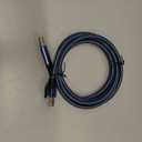 USB to Ethernet Cable 10 FT, USB 3.0 A Male to RJ45 Male Cord, Directly Connected, Aluminum Portable Gigabit LAN Network Cable for Laptop, PC, Switch, More, Braided with 5 Pcs Ties