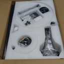 52" Chandelier Fan Black Modern Ceiling Fan with Lights DC Motor Reversible Indoor Ceiling Fan for Bedroom, Living Room