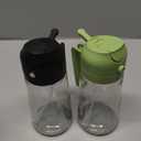 eutopic Oil Sprayer for Cooking, 2-in-1 Oil Mister & Dispenser Bottle for Air Fryer, Salad, BBQ, Kitchen Gadgets Accessories, 2 Pack