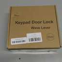 Hidalife Keypad Door Lock with Handle, Keyless Entry for Front Door, Manual Passage Mode, Matte Black (HL-300L Matte Black 1 Pack)