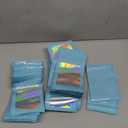 JETMORE 300 Pcs Mylar Bags, Smell Proof Bags Foil Pouch, Holographic Resealable Bags for Small Business, Candy Sample Jewelry Bag Sealable Packaging for Party Favor Food Storage (4x6in-Blue)