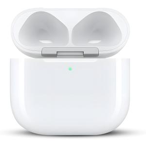 Compatible for AirPods 4 Charging Case Replacement AirPod 4th Generation with Wireless Charging Bluetooth Pairing Sync Button (No Earbuds) (Compatible for AirPods 4th)
