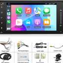 Android 14 Car Stereo Radio for Toyota 4Runner 2002-2009, for Tundra 2003-2006, for Sequoia 2003-2007, 4+64G 7'' Touch Screen Radio with Wireless CarPlay/Andriod Auto/Bluetooth/WiFi/Backup Camera/GPS