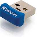 Verbatim 32GB Store 'n' Stay Nano USB 3.2 Gen 1 Flash Drive Snag-Free Low Profile Thumb Drive - Blue
