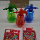 Junkin 3 Pcs Water Balloon Pump with 1000 Balloons, Water Balloon Filler 3 in 1 Air and Water Balloon Inflator Portable Filling Pumping Station for Summer Themed Parties Water Fight, Random Color