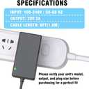29V Power Cord for Adjustable Standing Desk Compatible with Claiks P1.01.001 P101001 40" 48" 55" 63" Electric Standing Desk Adjustable Height Stand up Desk YH-K290018-C Power Supply Cord Charger