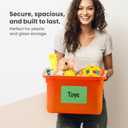 MESS Large Bin Labels for Storage Bins (50 6x4) Storage Bin Labels - Pantry Labels - Labels for Organizing - Removable Labels for Storage Bins Craft Organization - Moving Labels for Boxes (Green)