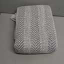 DII Herringbone Striped Collection Cotton Throw Blanket, 50x60, Gray
