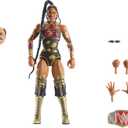 Mattel WWE Elite Collection Action Figure & Accessories, Premium Live Event Bianca Belair Set, Wrestlemania with Howard Finkel Build-A-Figure Parts