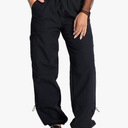 Lightweight Hiking Cargo Pants Women - Parachute Pants for Women Y2K Pants for Girls' Fashion with Pockets Medium