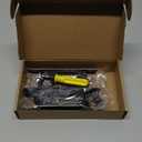 Barn Door Handles, 5.9" Gate Handle Outdoor Fence, Black Door Pulls Handle, Aluminium Alloy Sliding Closet Door Handle For Bifold Door, Kitchen, Cabinet, Bathroom, Closet, Garage Shed (4 Pack)