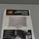 4 Pack 100% Brushed Microfiber Pillow Protector Shams (White, Standard)