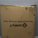 Safety 1st Easy Install Walk Thru Baby Gate for Doorway With Door, Dog Gates, Fits 29"-38", Easy Install 28" Tall, White