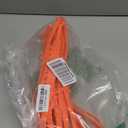 2025 Reusable Anti-Skid Snow Tire Chains Car Winter Wheels Chain Universal Cable Tire Belts,10 Pack Orange Non-Slip Zip Tie Tires Chain Emergency for Auto Pickup Trucks SUV