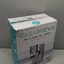 CASABREWS CM5418 Espresso Machine 20 Bar, Compact Espresso Maker with Steam Milk Frother, Stainless Steel Coffee Machine with 34oz Removable Water Tank for Cappuccino, Small Latte Machine, Silver