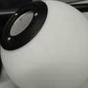 Modern Black Bathroom Vanity Light Fixtures 3 Lights Frame and Milk White Glass Globe Shade Modern Wall Sconce Lighting Bath Vanity Lights Bar Over Mirror (Exclude G9 Bulb)