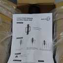 Fence Post Driver, Heavy Duty T Post Driver with Handles, Time Saving and Heavy Duty Black Pole Driver, Black, 12lb