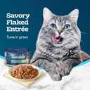 Blue Buffalo Tastefuls Flaked Wet Cat Food, Made with Natural Ingredients, Tuna, 3-oz Cans (24 Count) (4.5 Pound (Pack of 1))