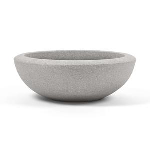 ARBORA 21" Santorini Bowl Polyresin Indoor and Outdoor Planter with Stone Blend Concrete Gray Finish - Durable, Weatherproof, Lightweight, Large Plant Pot for Patio, Garden, Deck, Entryway ARBORA 21" Santorini Bowl Polyresin Indoor and Outdoor Planter with Stone Blend Concrete Gray Finish - Durable, Weatherproof, Lightweight, Large Plant Pot for Patio, Garden, Deck, Entryway