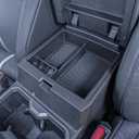 TACORBO Center Console Organizer Compatible with Compatible with 2024 2025 2026 Toyota Tacoma(4th Gen) Accessories, Armrest Insert Tray Secondary Storage Box, Black