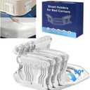 4Pcs Bed Sheet Holders for - Foldable, No-Slip Sheet Locks to Keep Sheets Firmly in Place - No More Loose Sheets Universal Fit, Easy to Install (White)