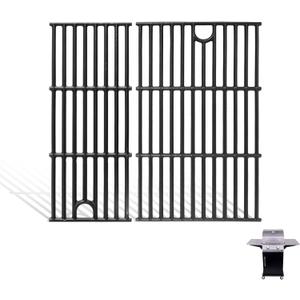 17" Grill Grate for Charbroil Performance 2 Burner 463630021 463655621 463644220 463655021 463660421, Cast Iron Cooking Grates for Charbroil Grill Replacement Parts G426-0004-W1 G426-0005-W1