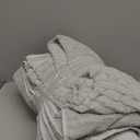 Great Bay Home 100% Cotton 6 Piece Towel Set - Absorbent, Quick-Drying, Durable Bath Towels for Bathroom Decor - Low-Twist, Two-Ply Fibers (Dark Grey)