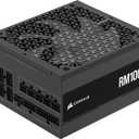 CORSAIR RM1000x Fully Modular Low-Noise ATX Power Supply – ATX 3.1 Compliant – PCIe 5.1 Support – Cybenetics Gold Efficiency – Native 12V-2x6 Connector – Black