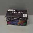 LOXYEE PAR38 Flood Green Light Bulbs,2 Pack Dimmable,E26 Base Green Flood Light Outoor(20W Replace to 200W),Halloween Light Bulb for Outside,Christmas,Holiday Lighting