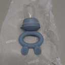 Haakaa Baby Fruit Food Feeder & Mini Freezer Nibble Tray Combo, Breastmilk Popsicle Molds for Baby Cooling Relief, BPA Free Silicone Feeder for Safe Infant Self Feeding, 4 Month+ (Sky Blue)