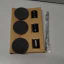 EAST FLAME Candle Holder - 3 PCS Candlestick Holders - Vintage Candle Stick Holder - Modern Decorative Centerpiece - Cozy Atmosphere Gift for Home Decor, Wedding, Black Taper