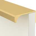 goldenwarm 10 Pack Finger Edge Pulls for Gold Cabinet Handles Drawer Pull for Kitchen Tab Hardware Handle 3 in Hole Centers (4 inch (100mm) Overall Length)