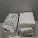 5 Drawers Narrow Slim Plastic Storage Cabinet,Storage Drawer with 4 Wheels,5 Tier Drawers Dresser,White