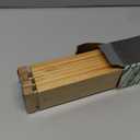 BAMEOS Drawer Dividers kitchen Organization Bamboo Utensil Organizers for Kitchen Bedroom Bathroom Dresser Office 4-pack (2''H, 16.65''-22''L, Natural)