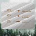 BAMBOO COOL Women's Seamless Tight T-Shirts Slim Fit Basic Ribbed Tees Short Sleeve Crew Neck Top (White, M)