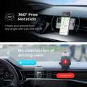 LISEN Magnetic Phone Holder for Car, Car Phone Holder Magnetic with Upgraded Clip & Ultra 6 Strong Magnets, Magnetic Car Phone Mount Magnet for Car Automobile Cradles