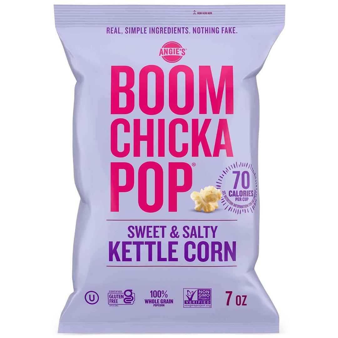 Angie's BOOMCHICKAPOP Sweet and Salty Kettle Corn Popcorn, 7 Ounce (EXP 09/19/26)